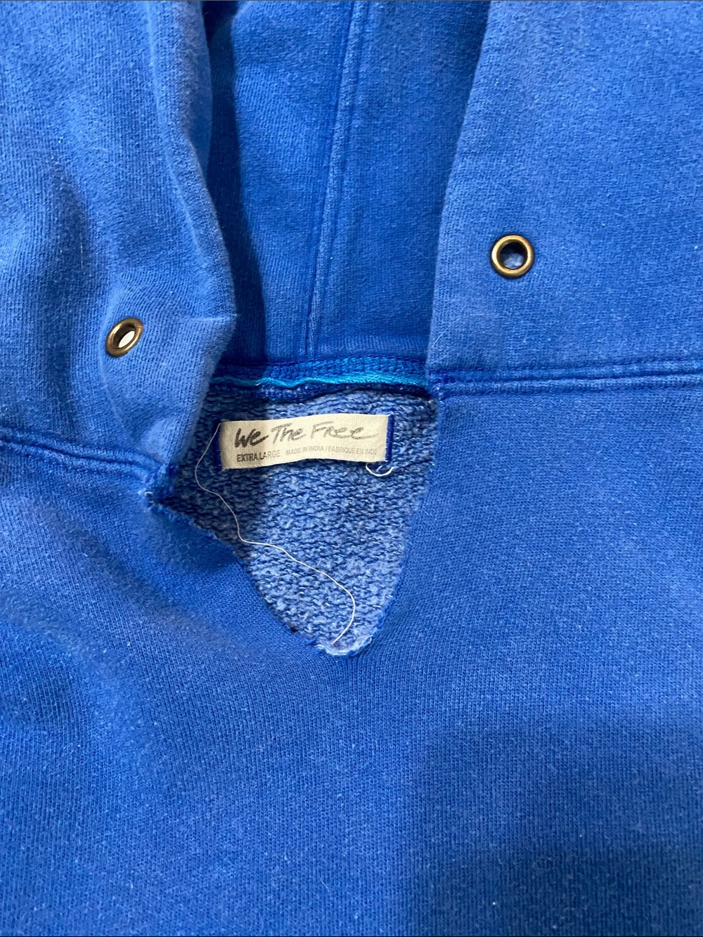 We The Free Blue It’s a Vibe flowers Hoodie - Picture 2 of 5